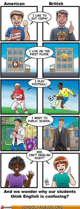 There's English, Then There's English-English