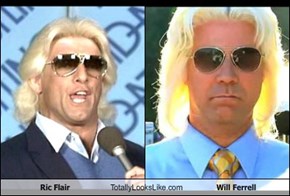 Ric Flair Totally Looks Like Will Ferrell
