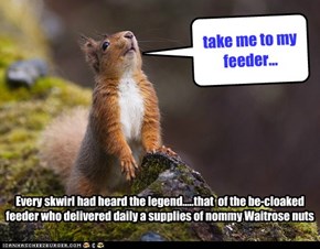 take me to my feeder...