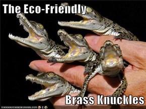 The Eco-Friendly  Brass Knuckles