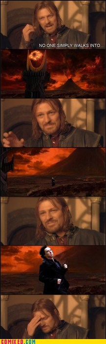 Consultant detectives just walk into Mordor