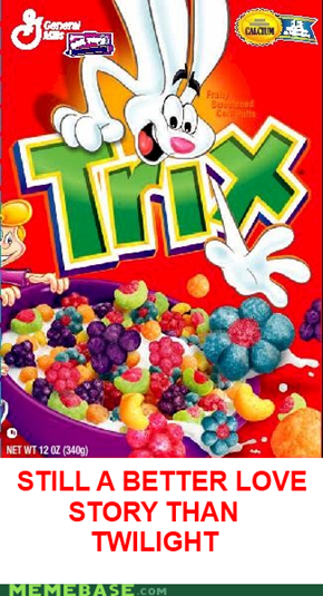 You think it'd be easy to trick kids into giving up cereal