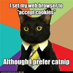 Business Cat: Browsing the Internet, Johnson?  Sounds Like You Have Time for More Work!