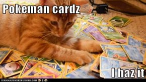 Pokeman cardz  I haz it