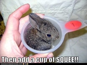 Then add a cup of SQUEE!!