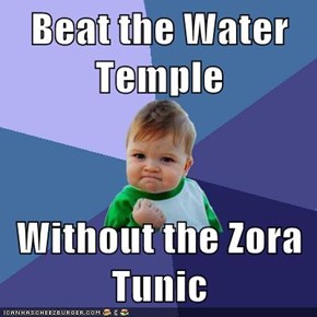 Beat the Water Temple  Without the Zora Tunic