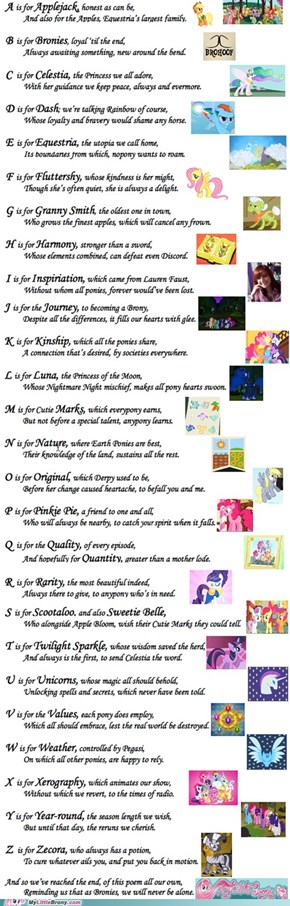 A Brony A-to-Z Poem
