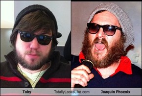 Toby Totally Looks Like Joaquin Phoenix