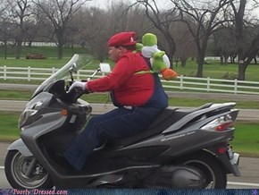 Shouldn't He Be Riding Yoshi?
