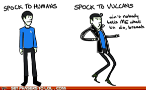 Spock according to Humans and Vulcans