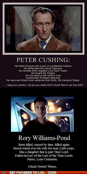Chuck Norris? Please.