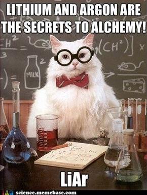 Alchemy doesn't even work!