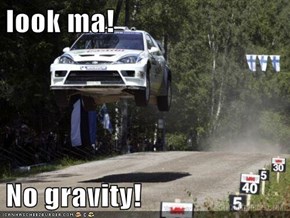 look ma!  No gravity!