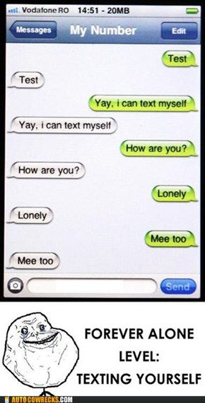 Once You've Reached Max Forever Alone Level...