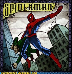 Stained Spider Glass
