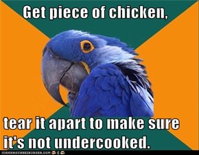 Paranoid Parrot: Too Much Flavor to be Safe