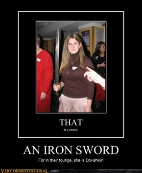 AN IRON SWORD