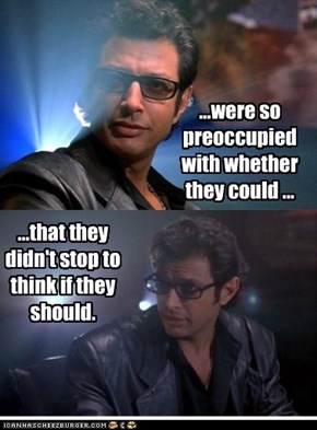 Jurassic Park scientists & ICHC techs...