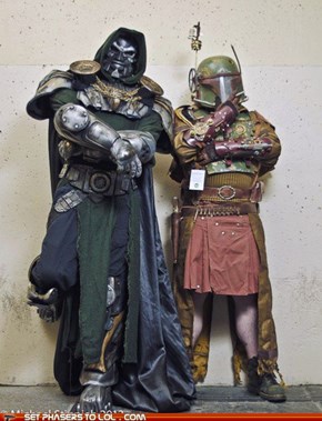 Steampunk Doom and Boba Fett