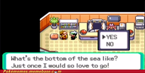 The Bottom of the Ocean is Yes