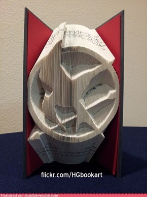 Hunger Games Folded Book Art