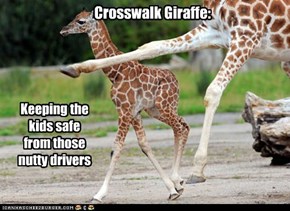 Crosswalk Giraffe