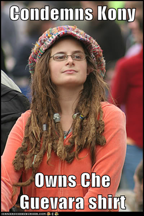Condemns Kony  Owns Che Guevara shirt