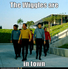 The Wiggles are  in town