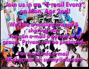 Join in the "E-mail Event"