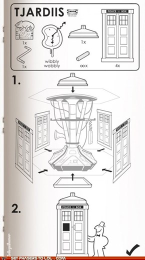Assemble Your Ikea TARDIS