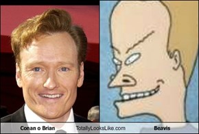 Conan o Brian Totally Looks Like Beavis
