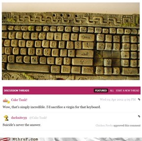 The Mayan Keyboard: Chiching!
